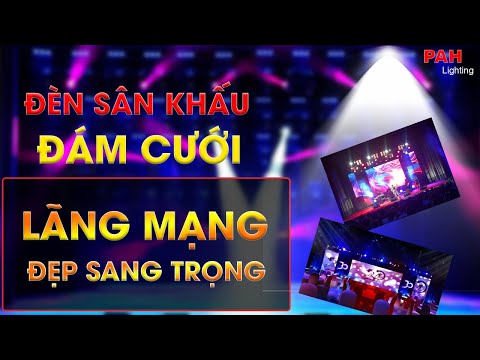 Thi công lắp đặt Setup hệ thống đèn sân khấu nhà hàng tiệc cưới Nam Việt - Bình Dương