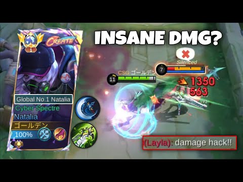 WTF DAMAGE!! NATALIA SECRET ONE HIT TRICK IN 2025 - Mobile Legends