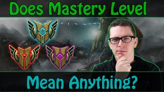 Does Mastery Level / Score Mean Anything?