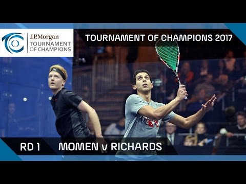 Squash: Momen v Richards - Tournament of Champions 2017 Rd 1 Highlights