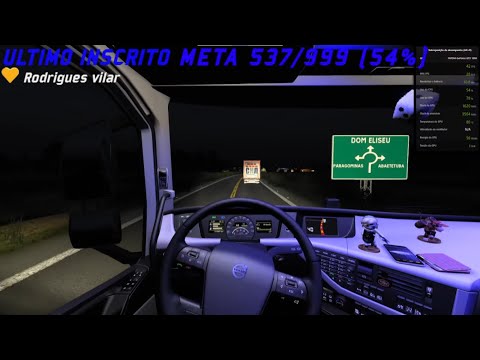 Euro Truck Simulator 2 caminhão rotatoria Abaetetuba, Paragominas sentido Dom Eliseu...