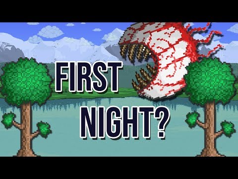 Terraria - Eye of Cthulhu First Night