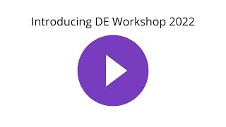 Attend 2022 DE Workshop in El Paso