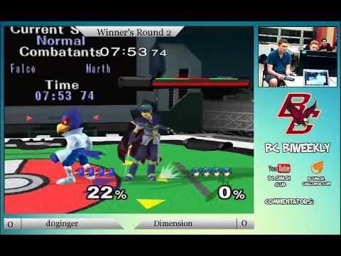 BC Biweekly 21: Winner's Round 2 - d0ginger (Falco) vs. Dimension (Marth)