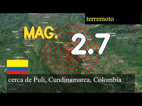 Terremoto cerca de Puli, Cundinamarca, Colombia actualizaciones en vivo hoy: Terremoto de magnitud