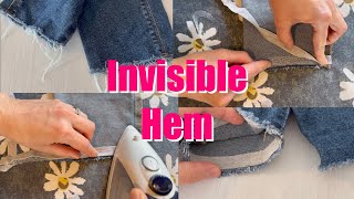 Fixing a Frayed Denim Hem: An Invisible Fix