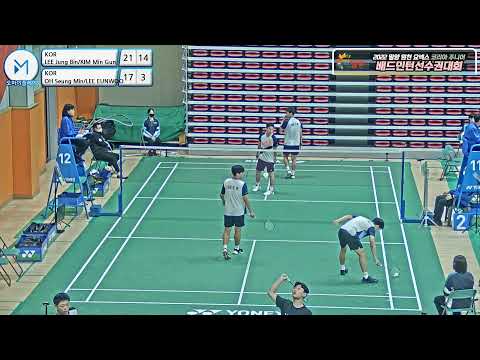 남복 MD- U17 64강 | (KOR) LEE Jung Bin/KIM Min Gun vs (KOR) OH Seung Min/LEE EUNWOO[2022 밀양 원천 요넥스 코리아