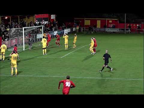 United's stoppage time winner at end of second half against Leiston with Puritans Radio commentary