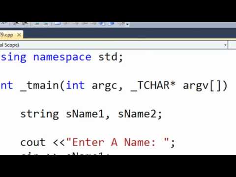 C++ Win32 Console Tutorial 9 - getline() Function