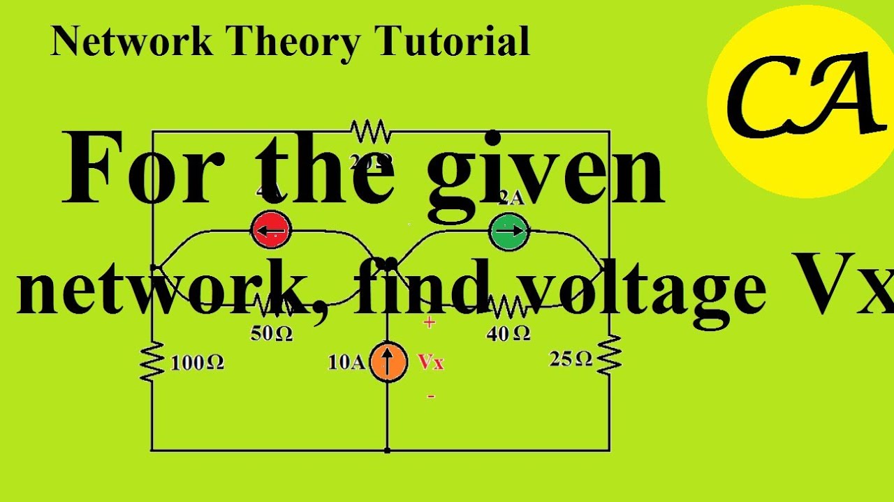 Network Theory Tutorial on nodal analysis