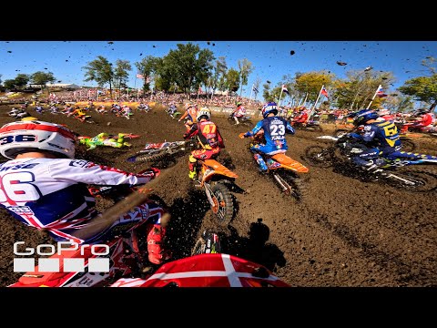 GoPro: Mikkel Haarup 2025 FIM MXoN MX2 vs OPEN Moto 2 from Ironman Raceway