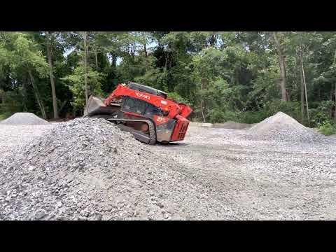 How to level gravel with a tooth bucket on any skid steer # diy