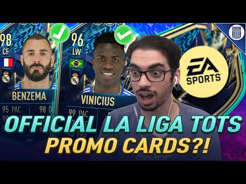NO WAY?!😱 OFFICIAL LA LIGA TOTS PROMO CARDS?! LALIGA SANTANDER FIFA 22 ULTIMATE TEAM