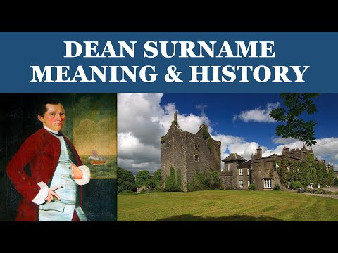 Dean Surname History