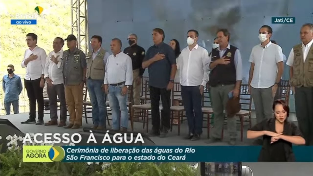 #AoVivo: Ato de liberação das águas do Rio São Francisco no Ceará