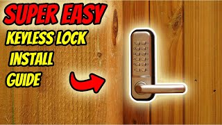 SUPER EASY Push Button/Combination Lock Install Guide