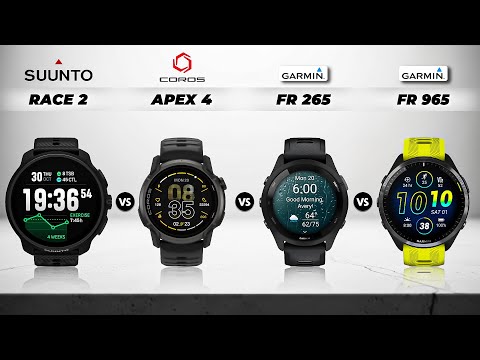Suunto Race 2 vs Coros Apex 4 vs Garmin Forerunner 265 vs 965 🔥 Which Should You Buy in 2025?
