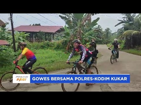 KAPOLRES KUKAR DAN DANDIM 0906 GOWES BARENG PERKUAT SINERGITAS