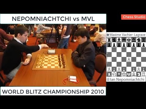 NEPOMNIACHTCHI vs MAXIME VACHIER-LAGRAVE || WORLD BLITZ CHAMPIONSHIP 2010