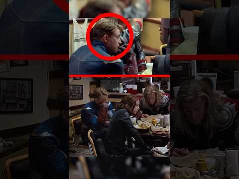 The Secret Behind Cap’s Silence in the Shawarma Scene! #marvel #shorts