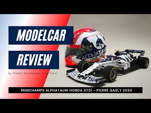 Thumbnail for REVIEW Minichamps 1:18 Resin AlphaTauri Honda AT01 F1 modelcar, Pierre Gasly Italian GP winner 2020 by Car