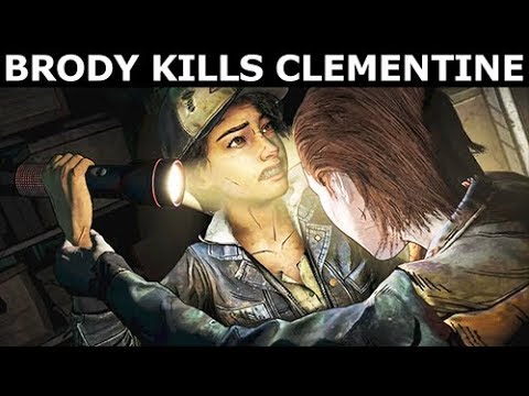 Brody Kills Clementine - The Walking Dead Final Season 4 Episode 1: Done Running