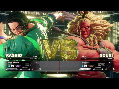 John Takeuchi (Rashid) vs Otani (Akuma)：竹内ジョン（ラシード）vs 大谷（豪鬼）