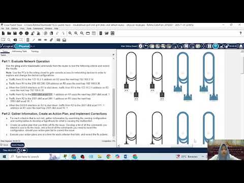 16.3.2 Packet Tracer - Troubleshoot IPv4 and IPv6 Static and Default Routes