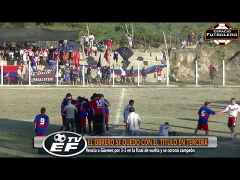 LAF - 3° DIV. - FINAL DE VUELTA - UNION OBRERA 3-2 GÜEMES