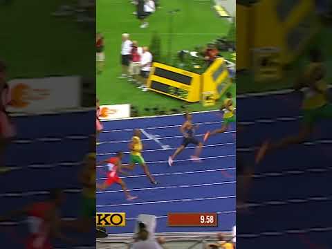 Usain Bolt's 9.58 😱 #jamaica #athletics #worldathleticschamps #sprint #usainbolt #sprinter #athlete