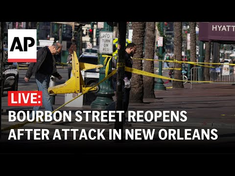 LIVE: Bourbon Street re-opens after attack in New Orleans