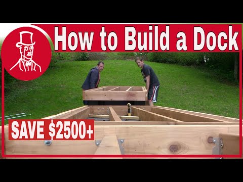 How to build a cedar floating dock