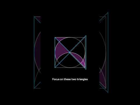 Solving a hard geometry puzzle using symmetry