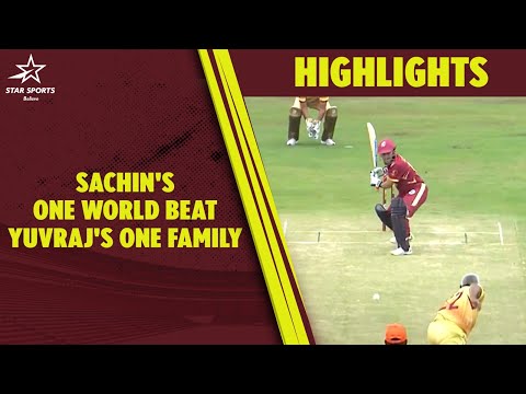 Alviro Petersen Guides Sachin's One World Team to Victory | One Family One World Cup Highlights