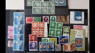 Briefmarken wertvoll oder nicht? Schatzsuche in Kistchen mit Tüten Briefmarken mit tollen Funden