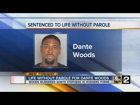 Dante Woods sentenced to life for Rogers Forge murder