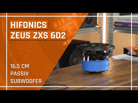 Hifonics ZXS 6 D2 - 16cm Subwoofer - Bass auch mit kleinem Lautsprecher in deinem Auto