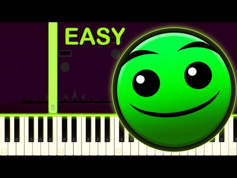 Back On Track | GEOMETRY DASH LEVEL 2 - EASY Piano Tutorial