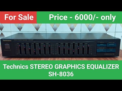 Technics STEREO GRAPHICS EQUALIZER SH-8036 Made In Japan Contact number - 8750424840