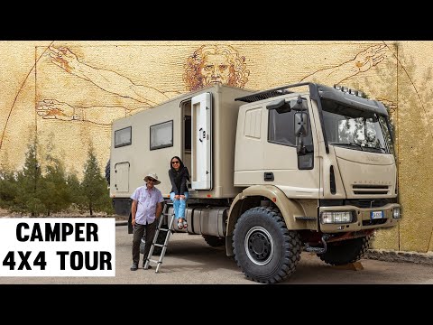 , title : '10 ANNI PER COSTRUIRLO 👉Ispirato da LEONARDO DA VINCI ( Un Capolavoro ) Iveco camper 4x4 tour'