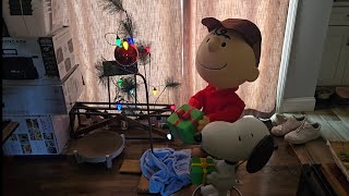 Unboxing & Setup Lowes 2026 Peanuts Charlie Brown With Christmas Tree & Snoopy Life-size Animatronic