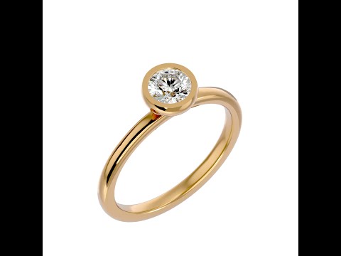 Inel de Logodna Precious Briliant Rose Aur 18k Real Diamond - Irena