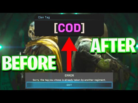 HOW TO GET A REGIMENT CLAN TAG THATS ALREADY TAKEN ON...