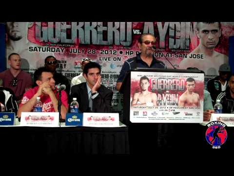 Boxing 360 | Guerrero vs Aydin presser | Alfonso Gomez Sr