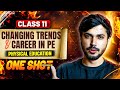 Changing Trends Careers In PE Unit 1 Detailed Oneshot Physical Education Class 11 CBSE 2025 26