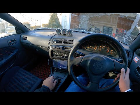 First Drive in my AE111 Toyota Corolla Levin BZR !  POV DRIVE