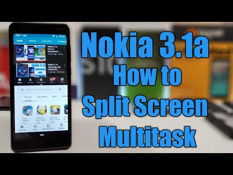 Nokia 3.1a How to Split Screen Multitask