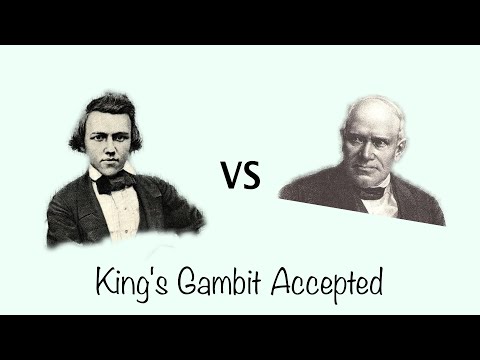 Legends of Beauty | Paul Morphy vs Adolf Anderssen | King's Gambit Accepted | Who's done it better?