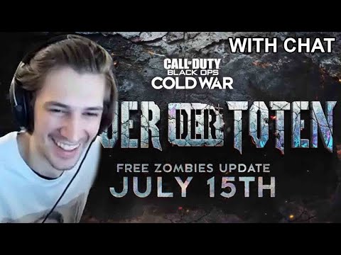 xQc react to Call of Duty: Black Ops Cold War Season Four: Mauer Der Toten - Official Trailer