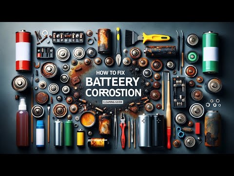 How to Clean Battery Leak Damage / Corrosion from any...